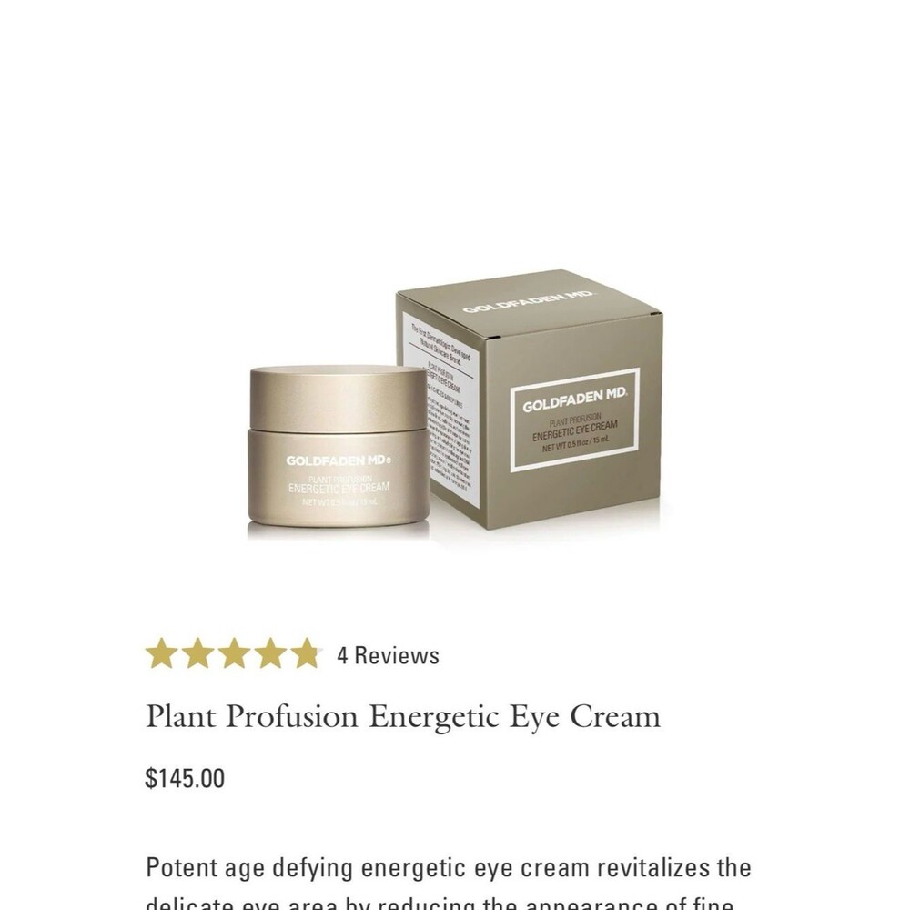 GOLDFADEN MD Cream Energetic Eye Cream - Picture 2 of 5